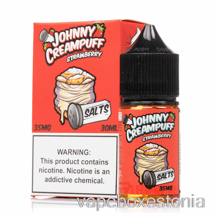 Vape Box Estonia Maasikas - Johnny Creampuff Salts - 30ml 50mg